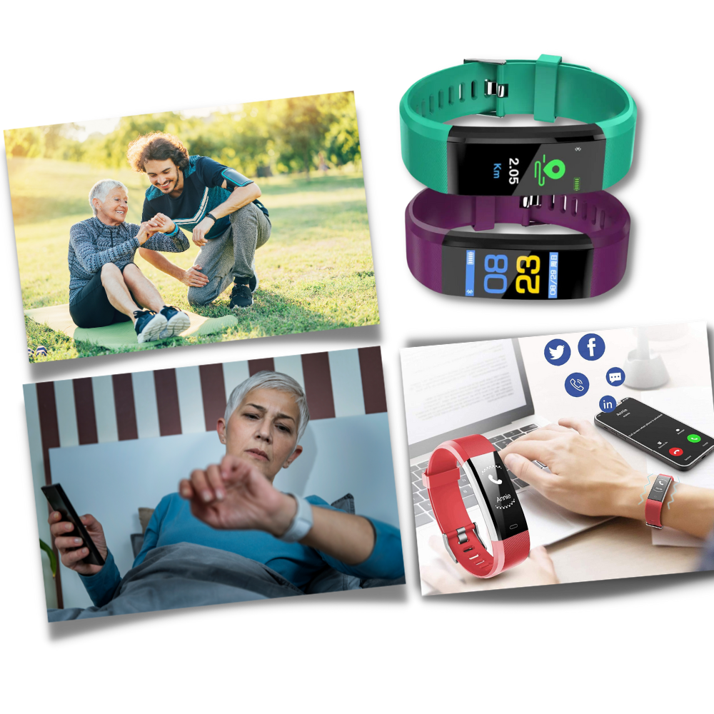 HealthTrack™ | Senioren-Smartwatch mit Gesundheitsfunktionen