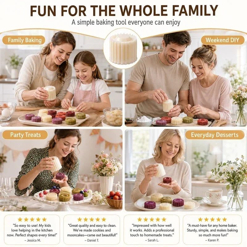 Gebäckform für die ganze Familie