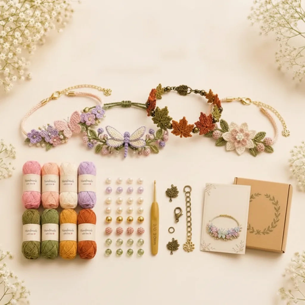NatureStitch – Wunderschöne handgemachte Armbänder einfach selbst häkeln