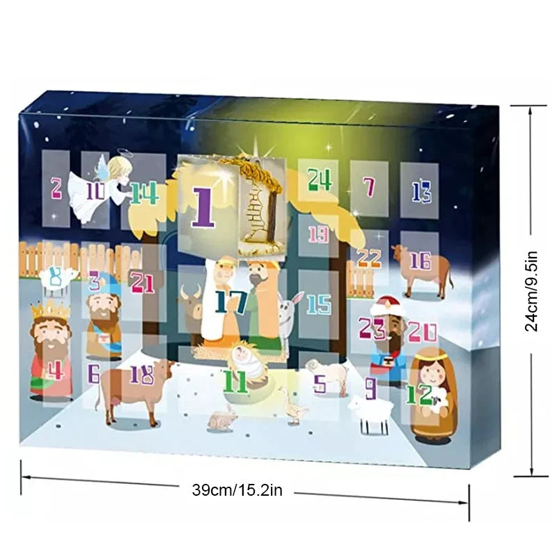 Adventskalender Krippe 24 Tage