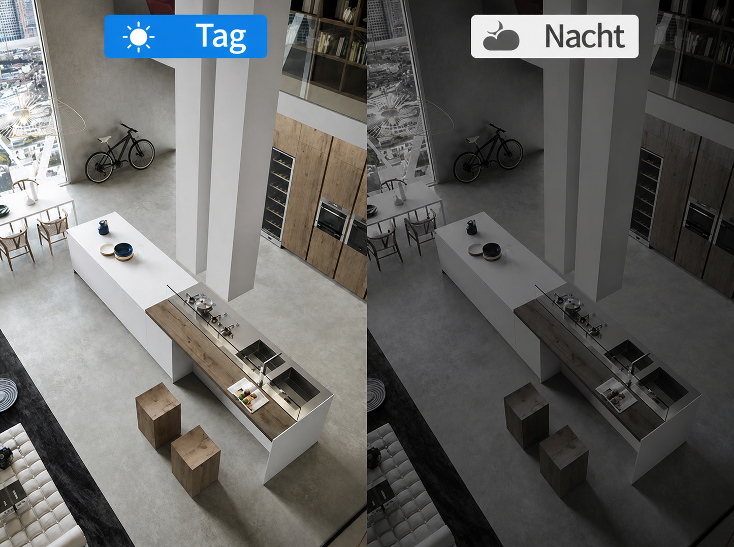 Ultrakleine WLAN-Überwachungskamera mit Nachtsicht