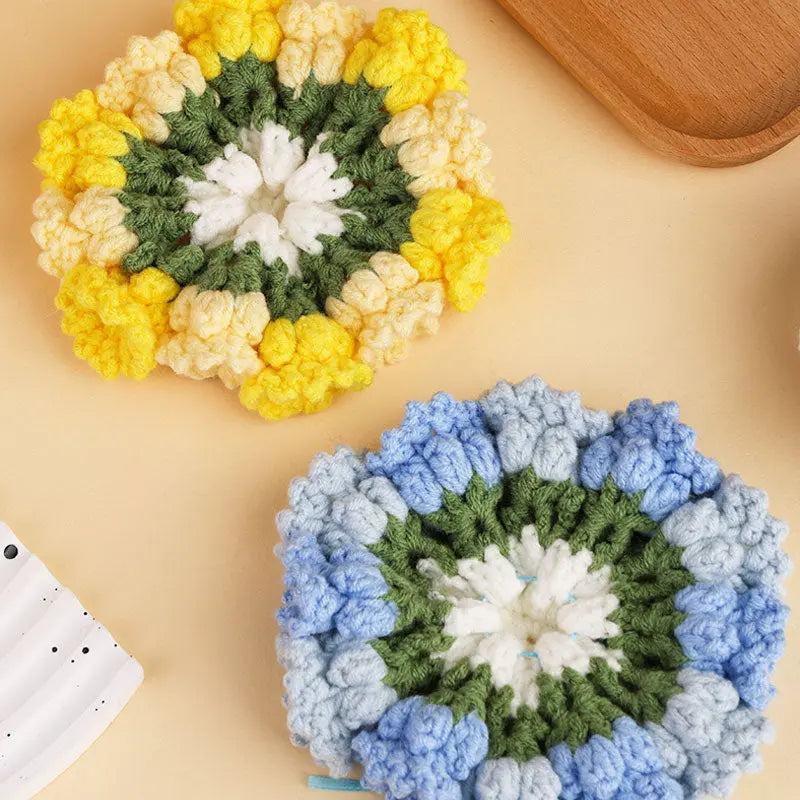 BloomCraft™ | DIY Untersetzer-Set Maiglöckchen 4 Farben – Kreativ basteln & dekorieren