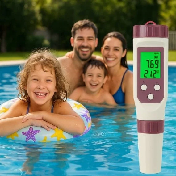 Digitales 7-in-1 Wasserqualitäts-Testgerät mit App