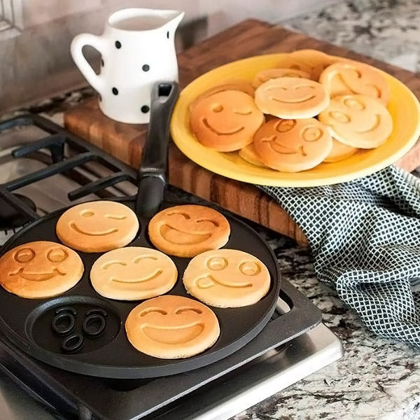Pfannkuchen auf dem Herd
