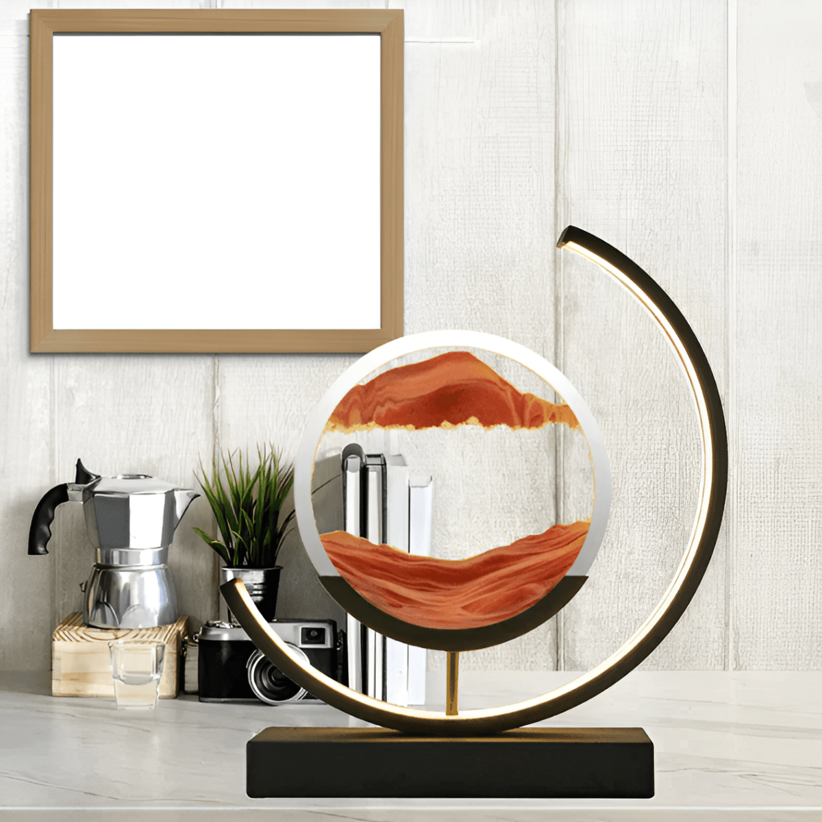 SandGlow™ Sandbewegungs-Lampe – Beruhigendes Lichtspiel für dein Zuhause