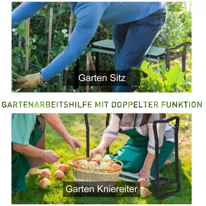 KneeRelief™ – Ergonomic 2-in-1 Garden Kneeler & Seat