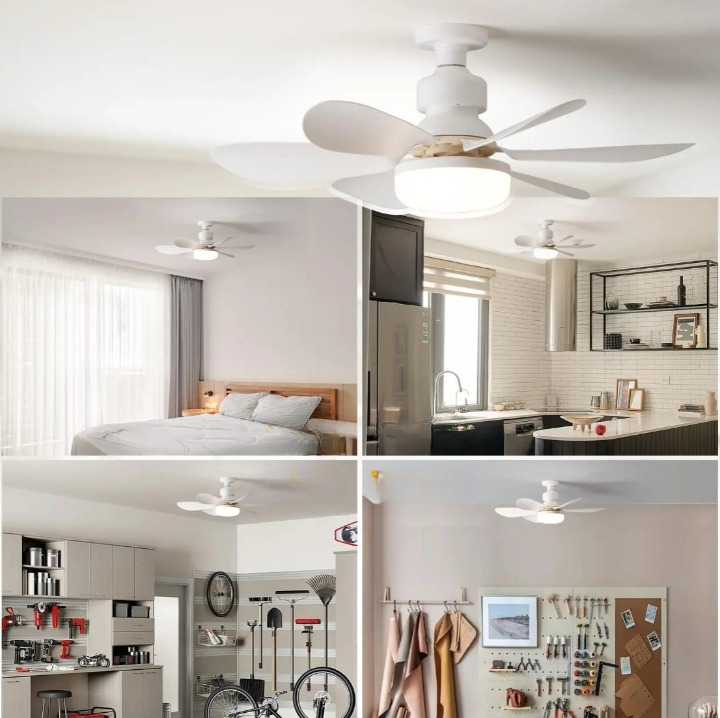AirGlow™ – 2-in-1 Deckenventilator mit LED-Leuchte und Fernbedienung