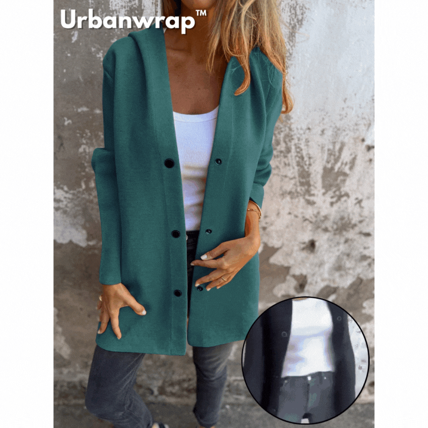 Damen Kapuzenjacke gefüttert und warm für Herbst und Winter