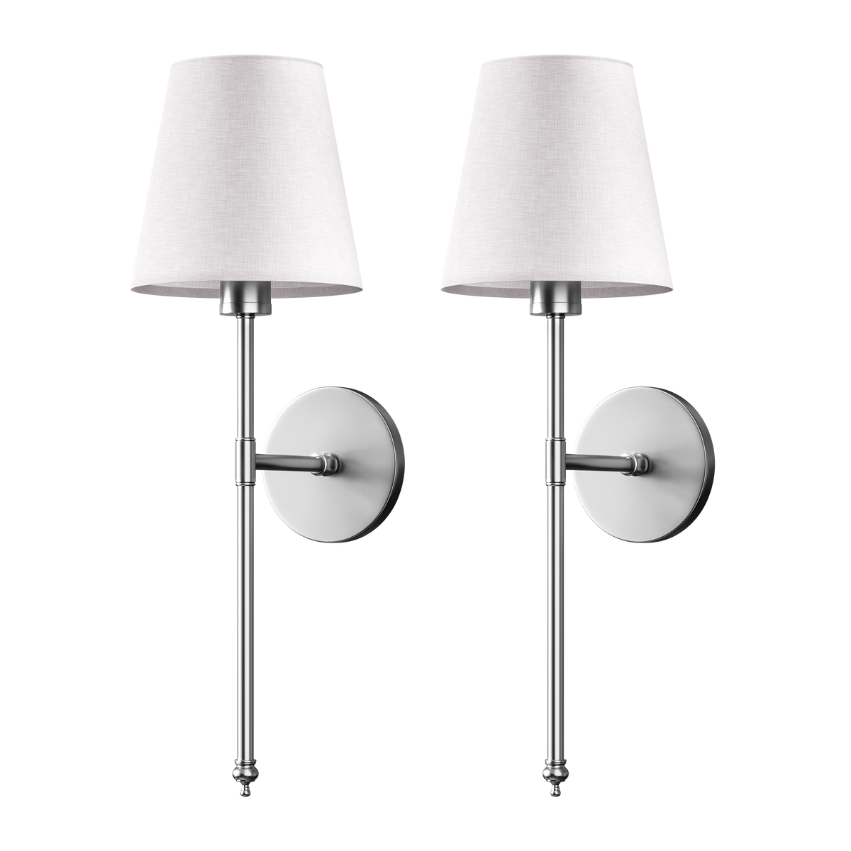 Wandleuchten Silber