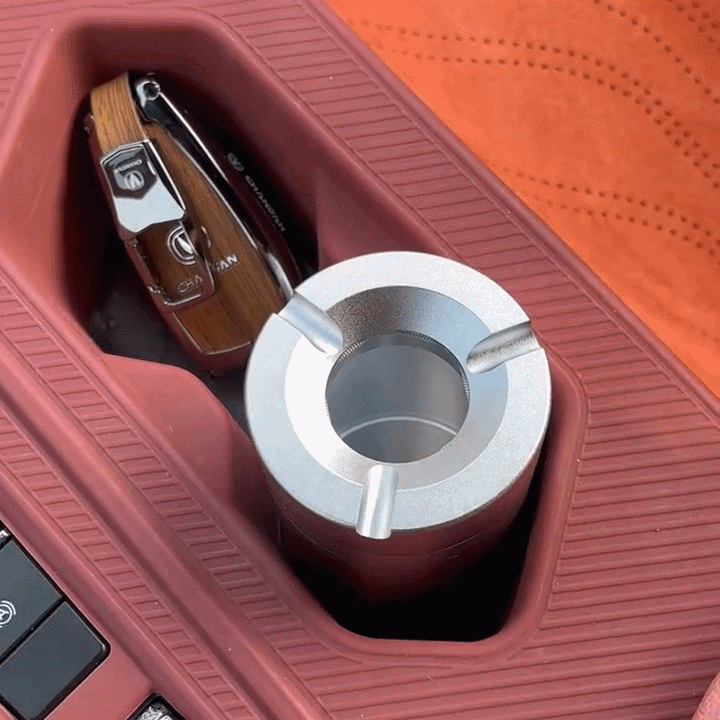 AshGuard Pro™ | Kein Aschengestank mehr im Auto – 360° Drehverschluss hält alles drin | Nur Heute 50% Rabatt