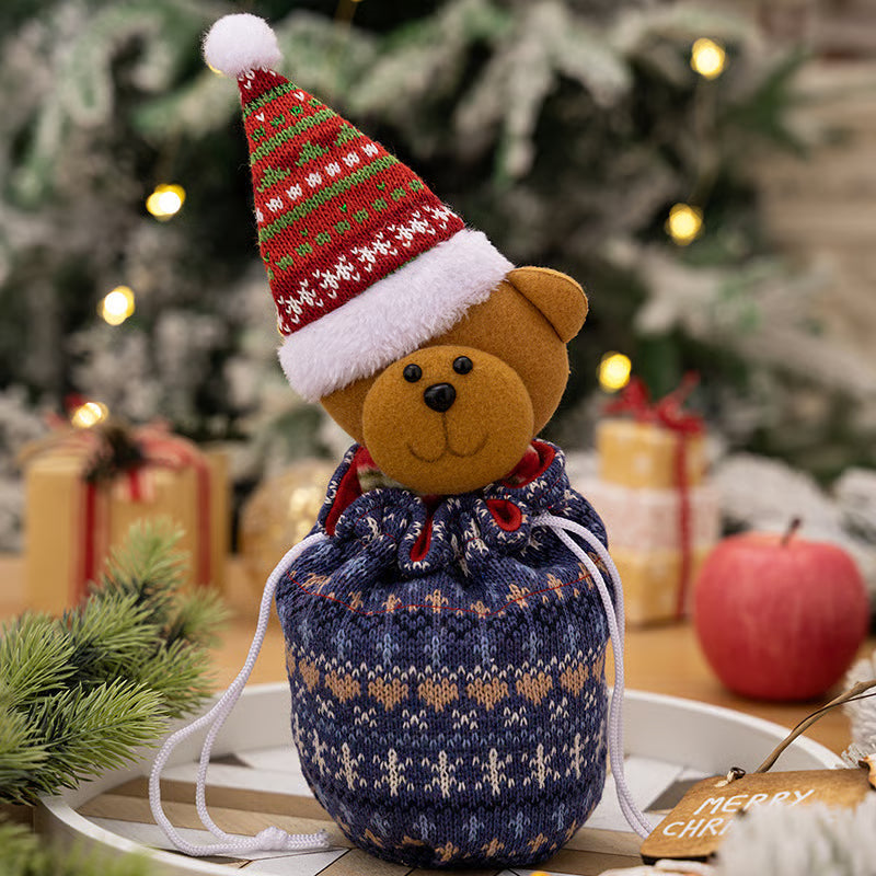 Geschenksäckchen mit Bären-Motiv