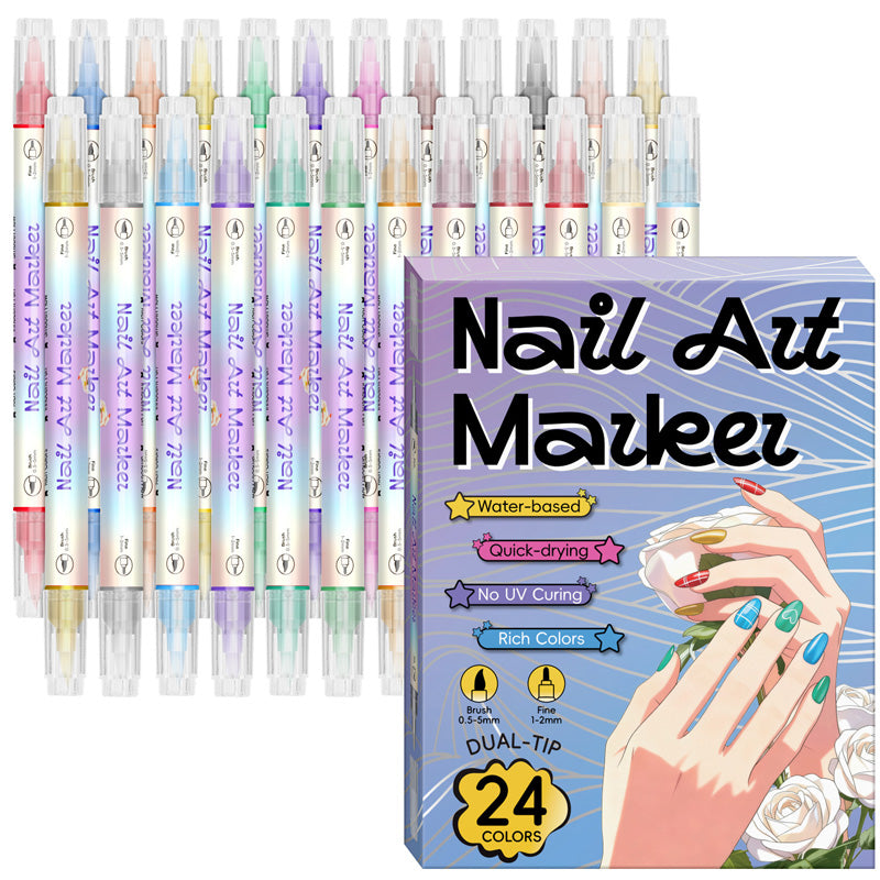 NailArt Glow™ | Nail-Art Stifte für feine Details – Salon-Nägel ganz ohne Salon