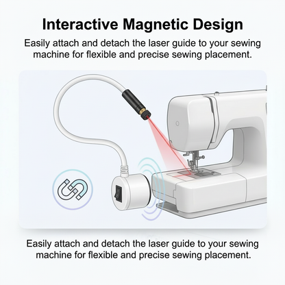 Magnetische Nähmaschinen Laserführung mit 3 Lichtmustern