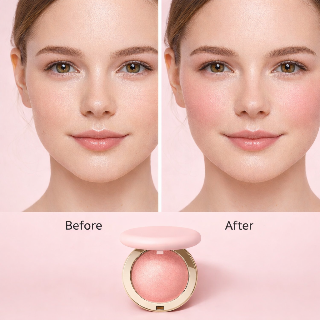 LuminaFlex™ | Glow Powder – Blush & Highlighter mit Spiegel