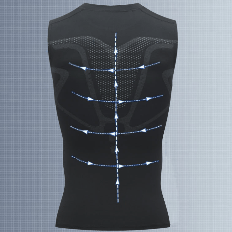 1+1 in kaching - Kompressions-Tanktop für Männer schlankmachend | CoreSlim