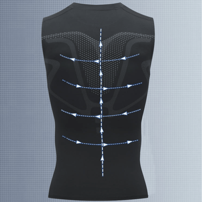 1+1 in kaching - Kompressions-Tanktop für Männer schlankmachend | CoreSlim