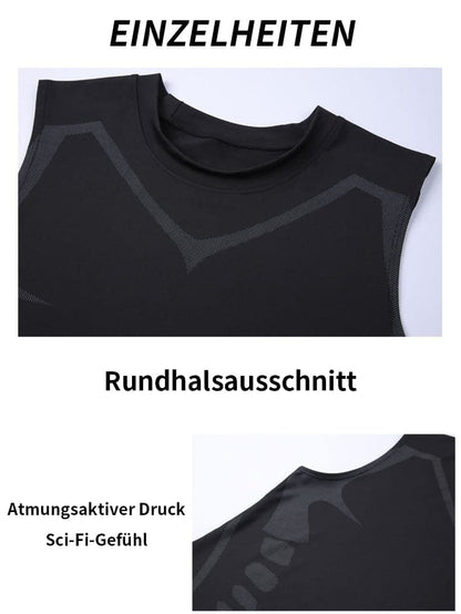 1+1 in kaching - Kompressions-Tanktop für Männer schlankmachend | CoreSlim