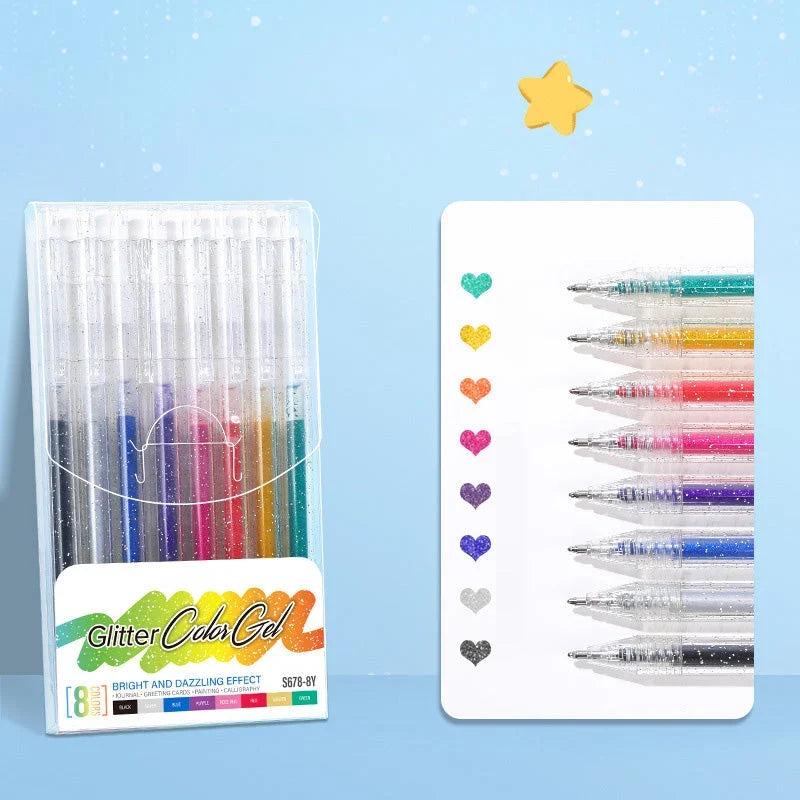 LusterScript — Glitzer-Gelstift-Sets | 50% RABATT
