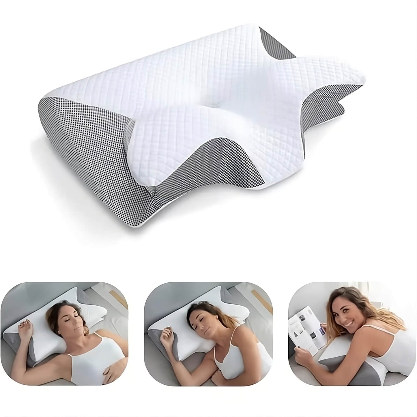 DreamAlign™ | Ergonomisches Orthopädisches Nackenkissen – Für perfekten Schlaf & schmerzfreie Nächte