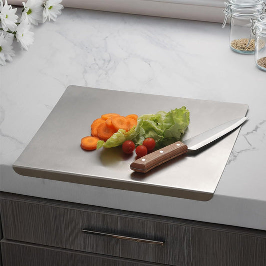 Edelstahl-Backbrett – Kühle Oberfläche für perfekten Teig