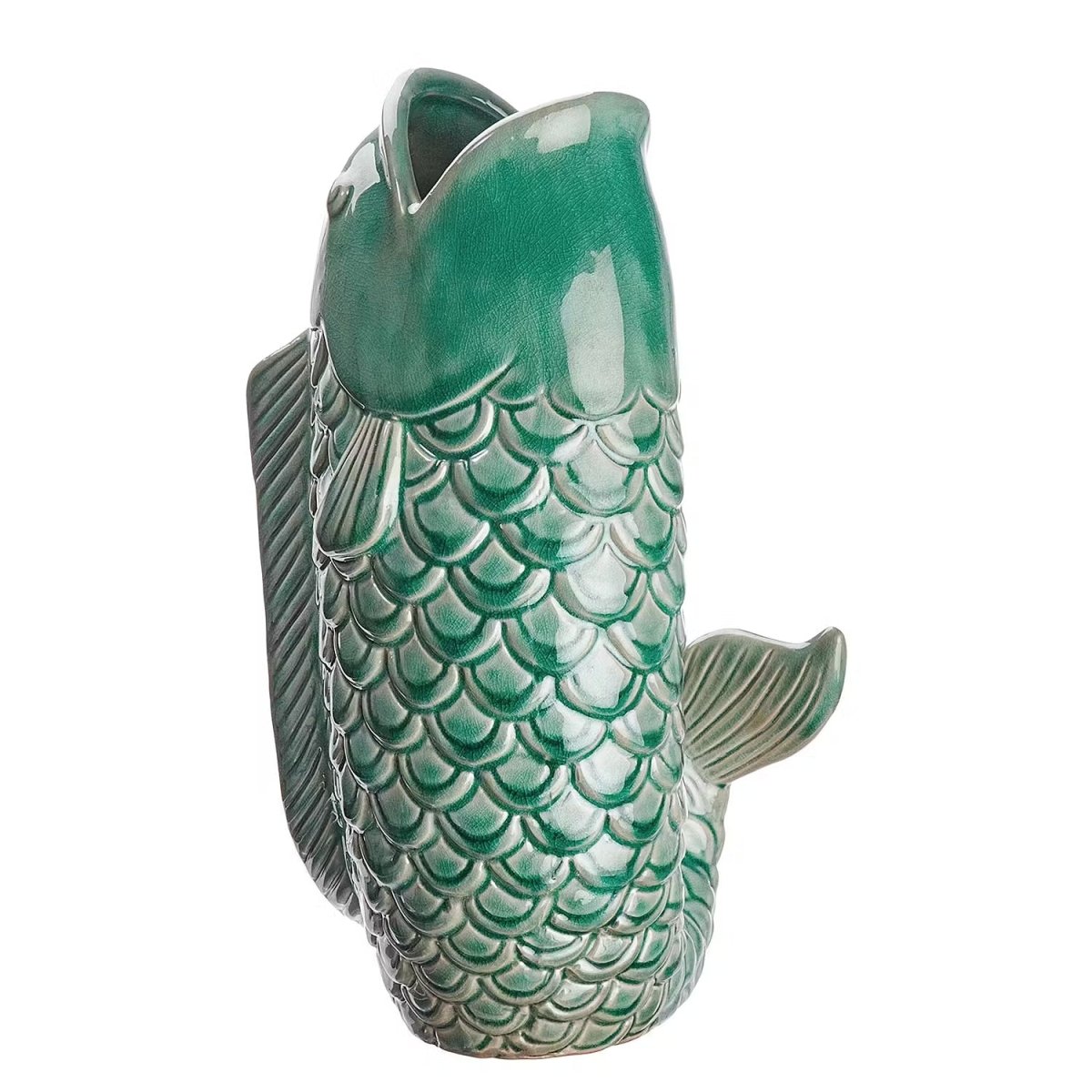 Koi-Fisch-Vase – Nahaufnahme