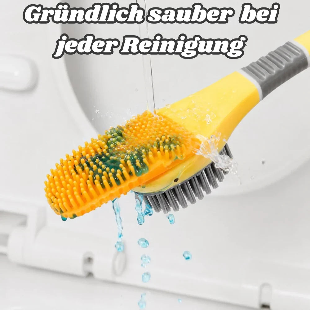 SplashMate™ | Hygienische Silikon-Toilettenbürste mit Entenhalter