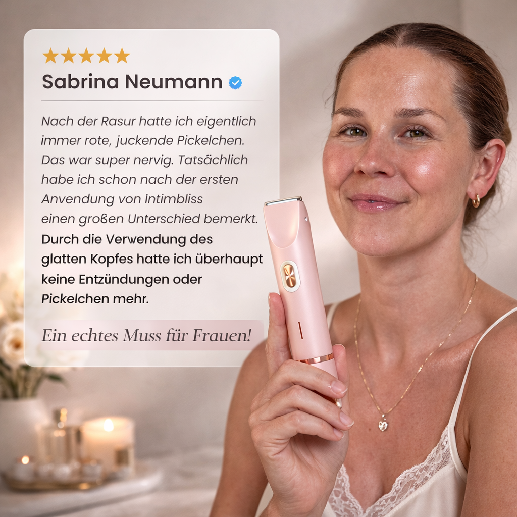 Intimrasierer Frauen | Elektrischer Rasierer für Damen | IntimLisse