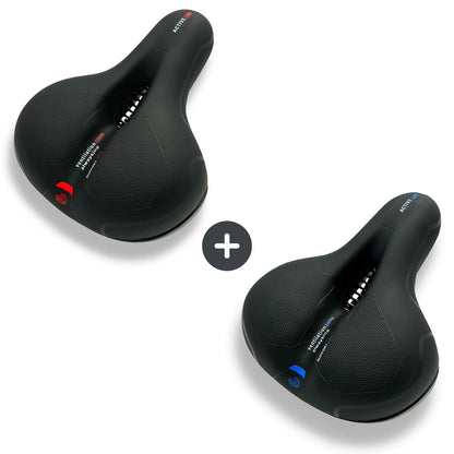 Fahrradsattel ergonomisch mit Memory-Schaum und Gel-Polsterung