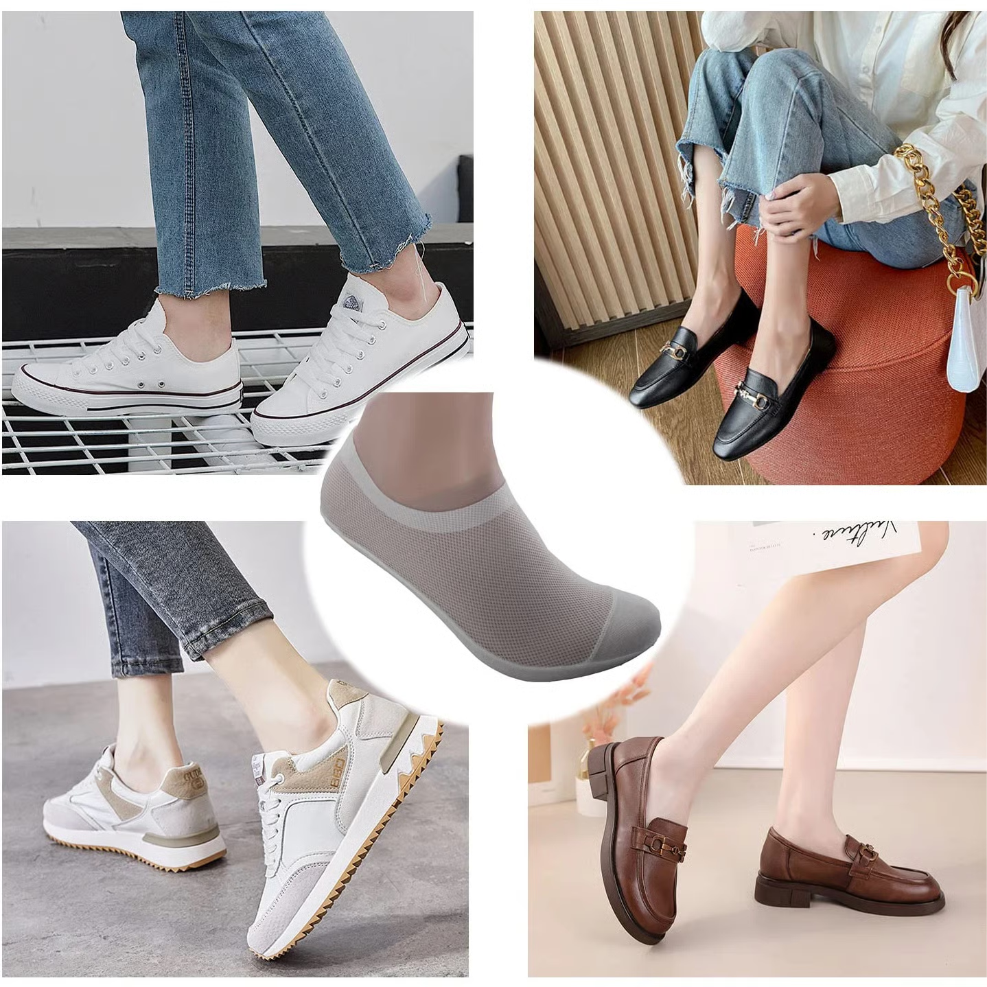 CottonGrip™ | 4 Paar Komfort, die Ihre Füße den ganzen Tag kühl, trocken und frisch halten