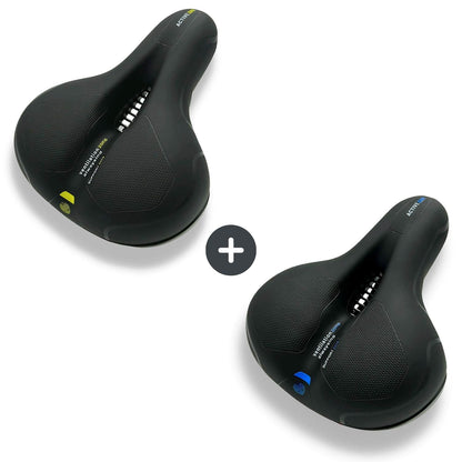 Fahrradsattel ergonomisch mit Memory-Schaum und Gel-Polsterung