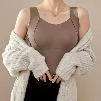 50% RABATT | Rozela's WarmLift™ – Gefütterte Winter-Weste mit formendem BH