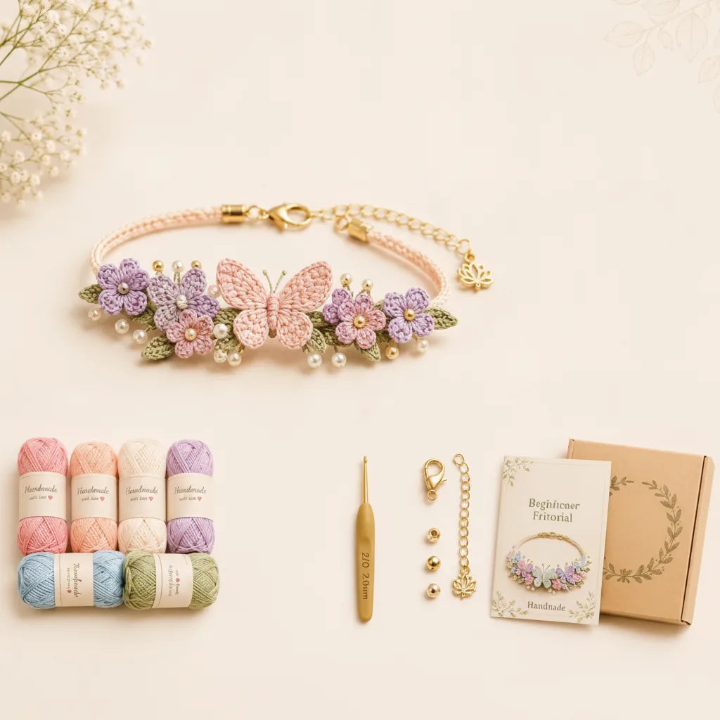 NatureStitch – Wunderschöne handgemachte Armbänder einfach selbst häkeln
