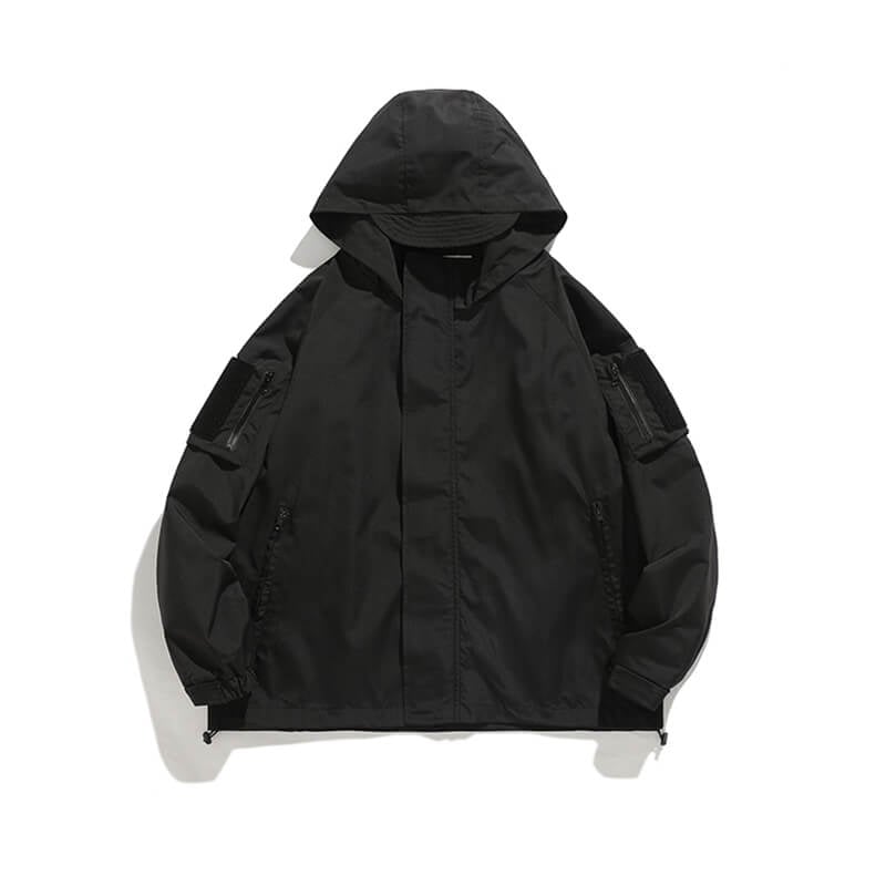 Softshelljacke wasserabweisend mit Kapuze
