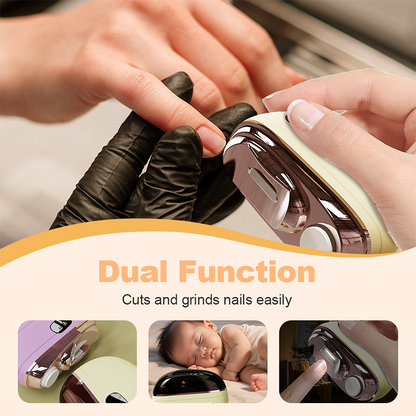 Elektrischer Nageltrimmer mit LED und Type C Aufladung