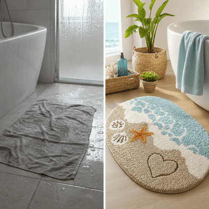 Badematte Mikrofaser rutschhemmend und schnell trocknend