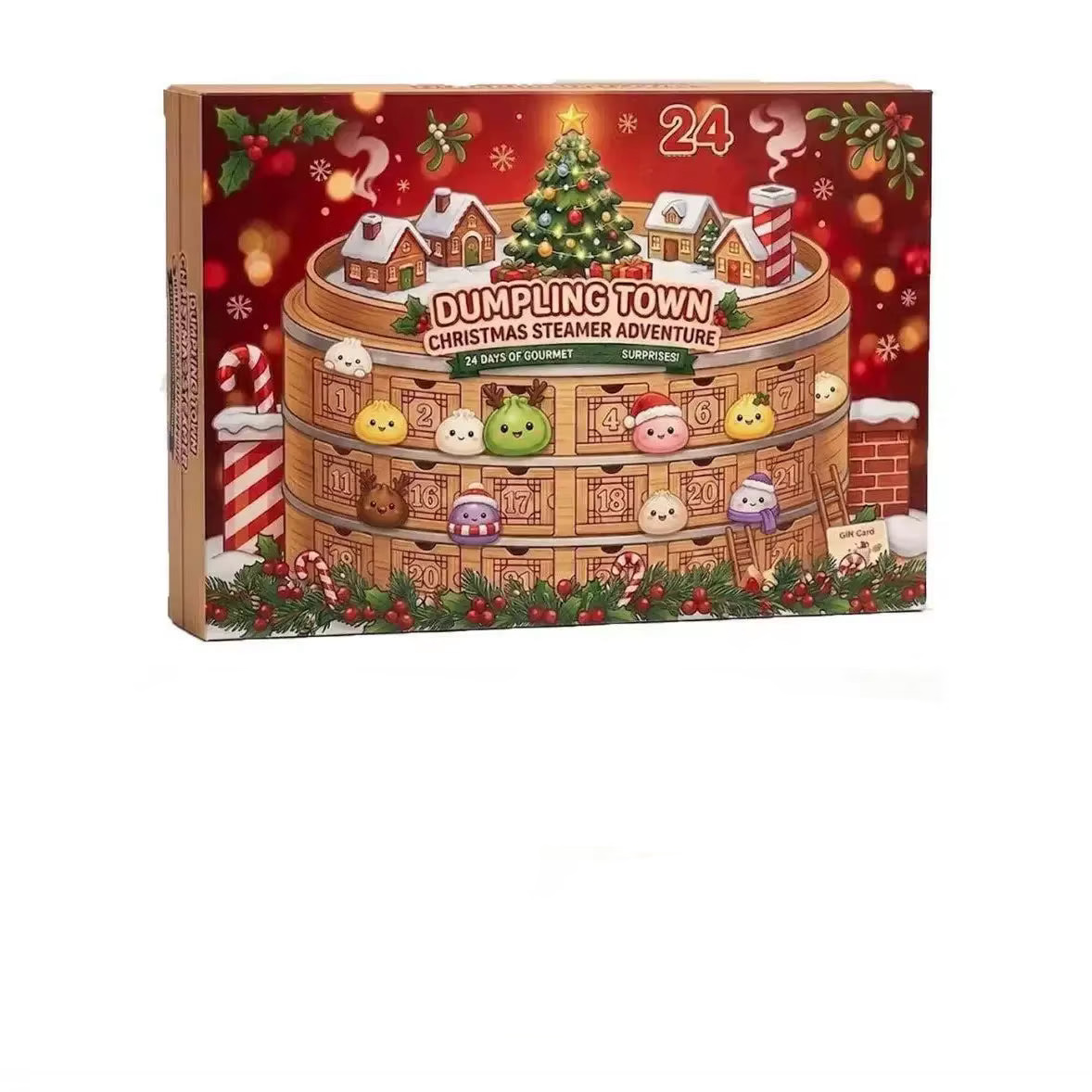 Squishy-Adventskalender Farbe Olive