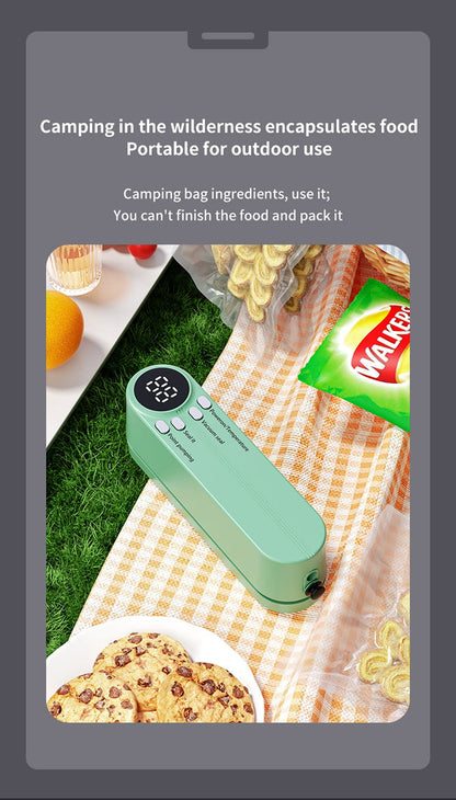 50% RABATT | Kabelloses Mini-Vakuumiergerät – Frische auf Knopfdruck