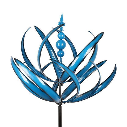 Lotus Windspinner – Bewegende Metall Gartendeko für Frühling & Sommer | Nur Heute 50% RABATT