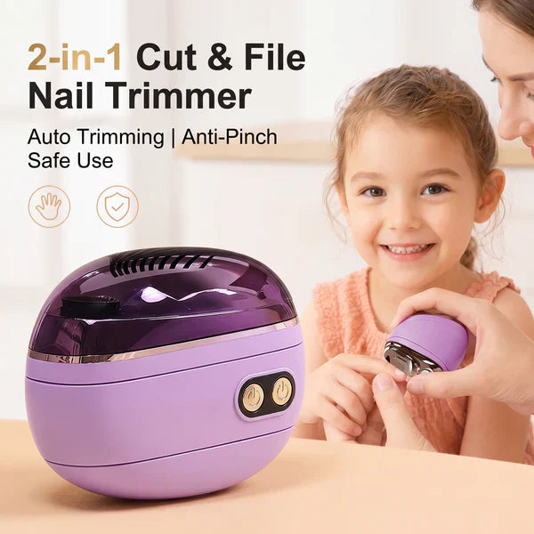 Elektrischer Nageltrimmer mit LED und Type C Aufladung