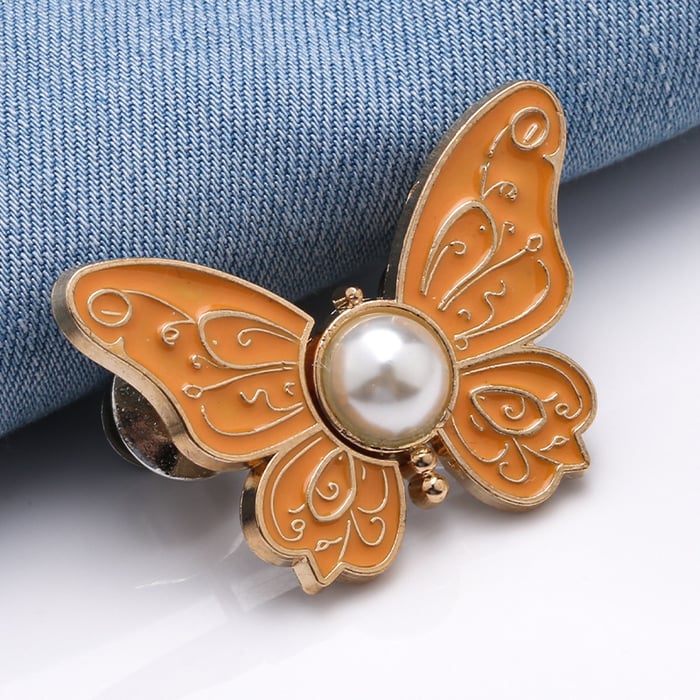 1+1 GRATIS | 3 für 1 Schmetterling Kleidungsclips für Hosen und Blusen