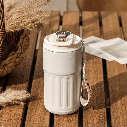 Premium Thermobecher mit LED-Temperaturanzeige – Stilvoll & Auslaufsicher