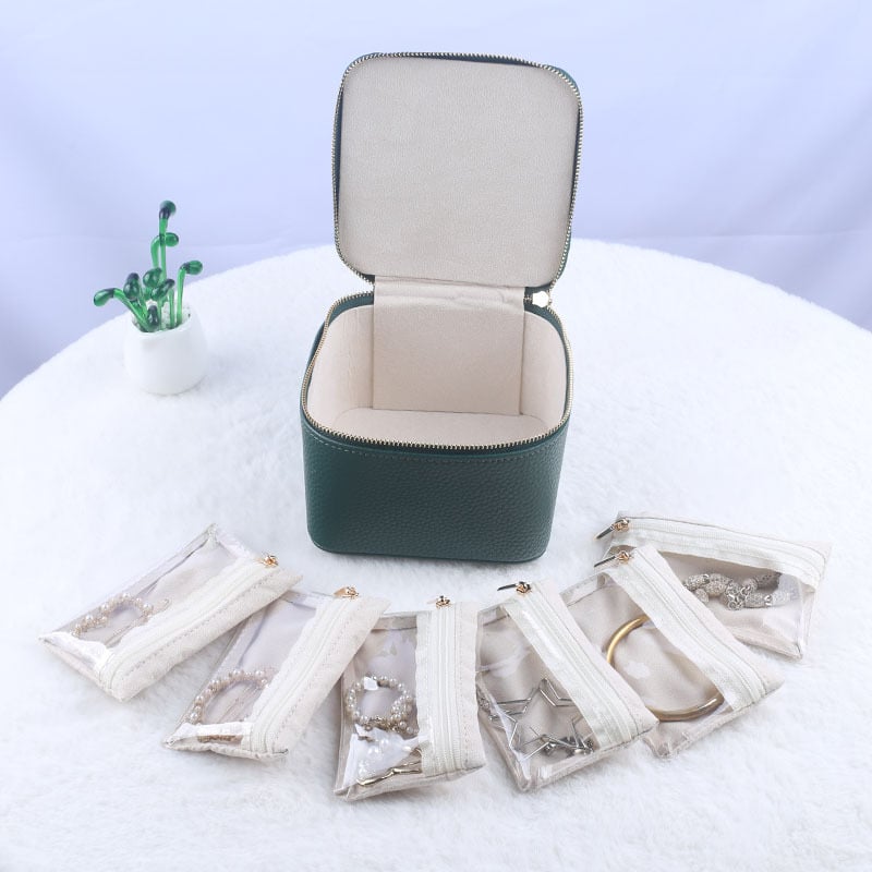 Schmuck-Organizer mit 12 Reißverschlusstaschen | JewelVault™