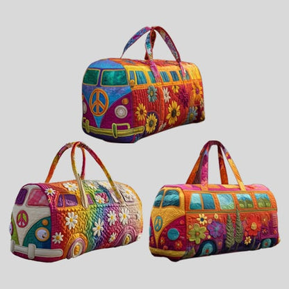 FloraVoyage Gesteppte Blumen Reisetasche C3