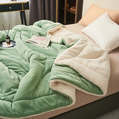Luxuriöse Flanell-Fleece Decke maschinenwaschbar | SoftHug™