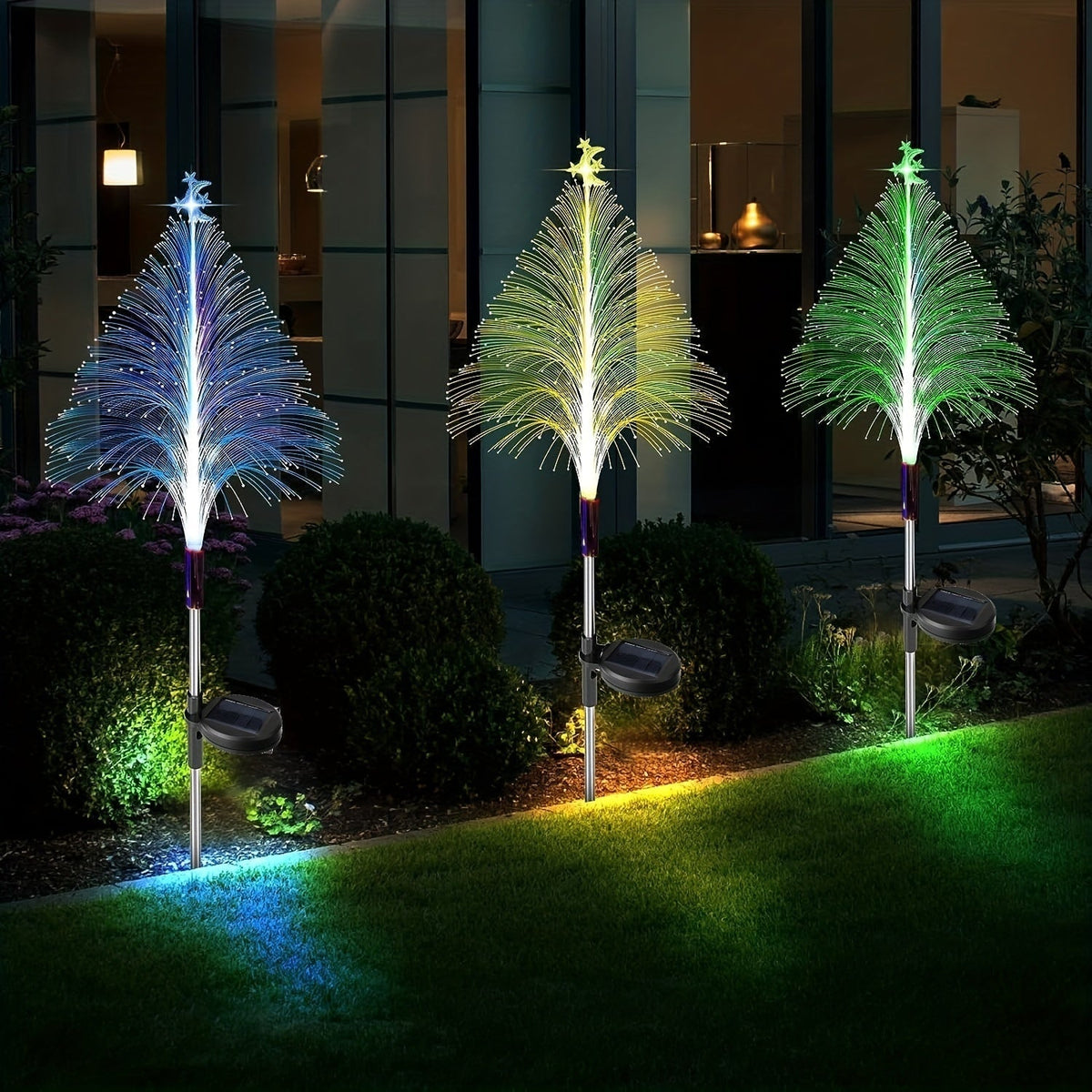 Solar Weihnachtsbaum wetterfest im Außenbereich