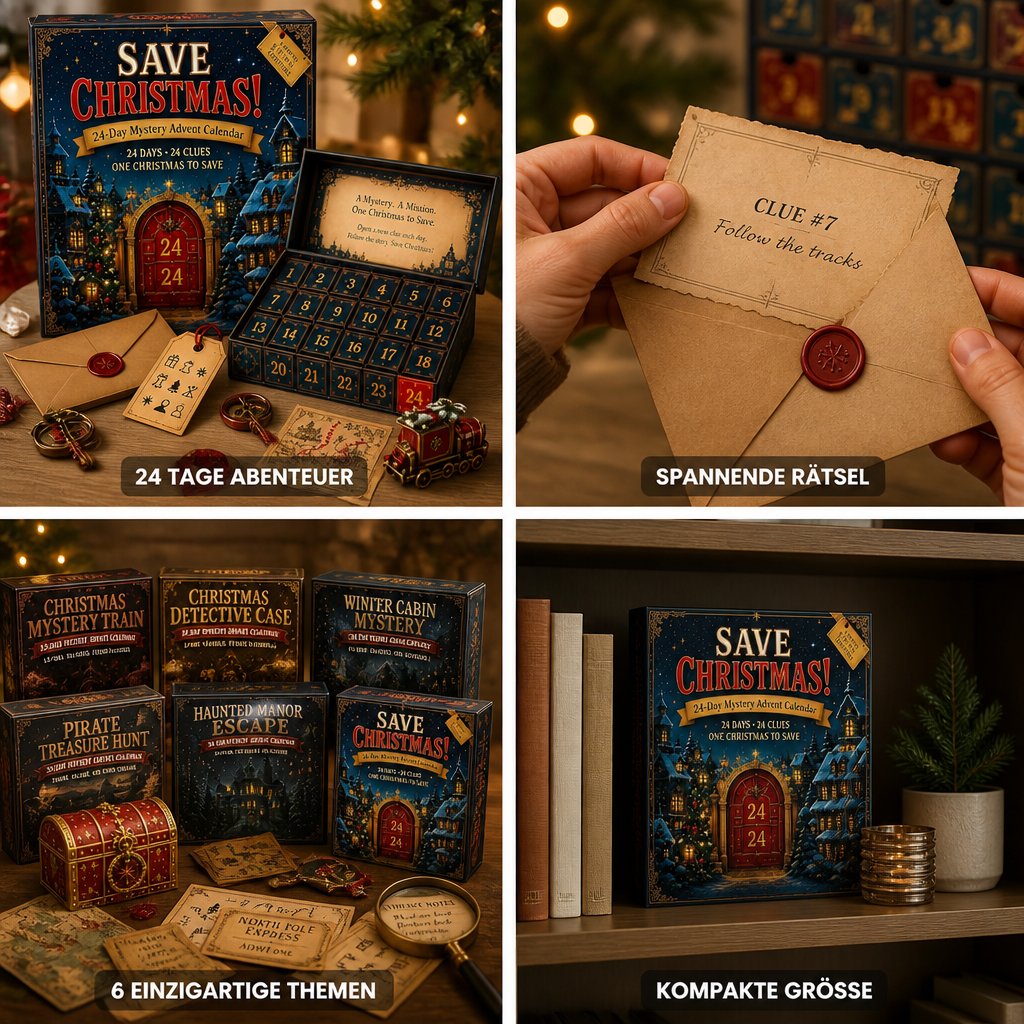 24 Tage Rätsel-Abenteuer Adventskalender