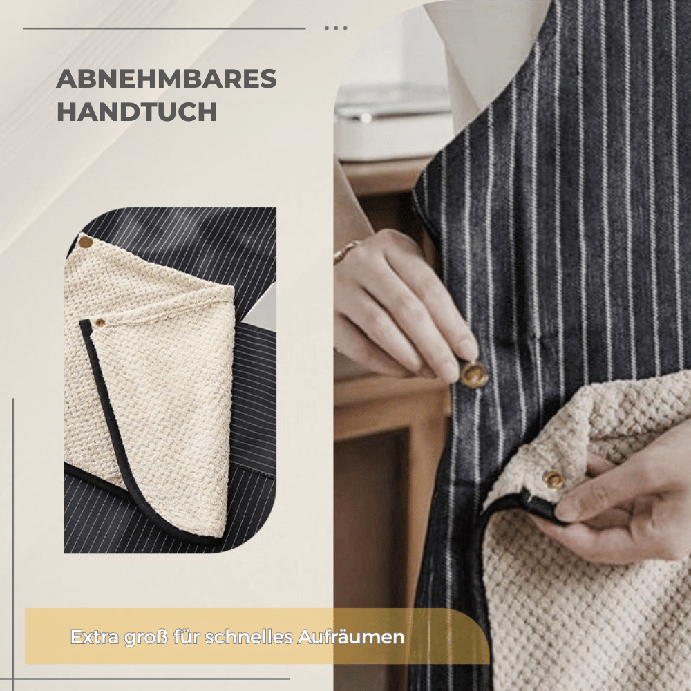 1+1 GRATIS PAKET - Wasserdichte Schürze mit Kreuz-Rücken-Design | WaterShield