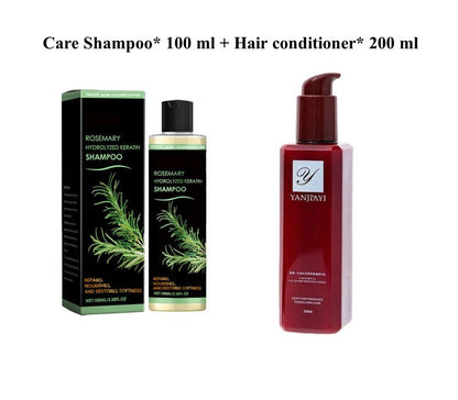 Natürlich kräftigeres Haar von der Wurzel an | Rosmarin Hydrolysiertes Keratin Shampoo