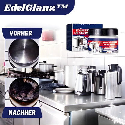 EdelGlanz™ | Edelstahl-Reinigungswachs