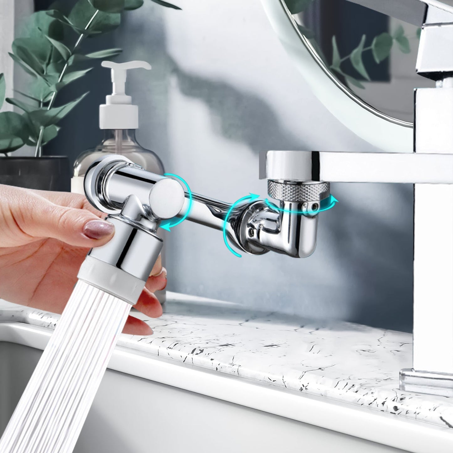 TwistTap™ – 1080-Grad-drehbare Verlängerungskran für flexible & praktische Nutzung | 50% Rabatt